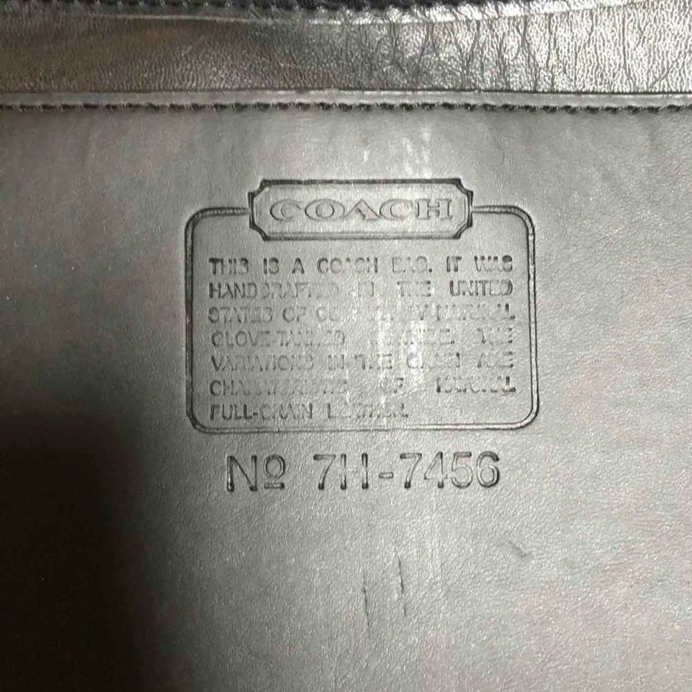 COACH Leather Bag Purse - Picture 7 of 8